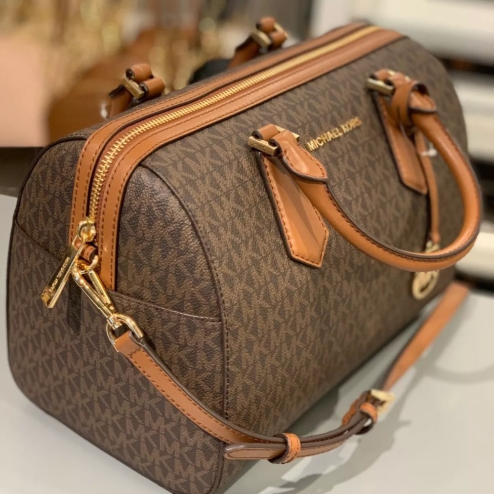 Michael kors Hayes Large duffle bag brown/Acorn - Picture 5 of 6
